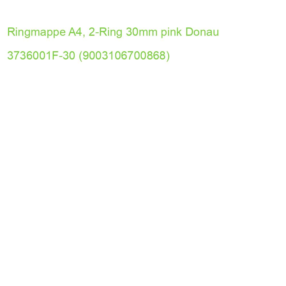 Ringmappe A4, 2-Ring 30mm pink Donau 3736001F-30 (9003106700868)