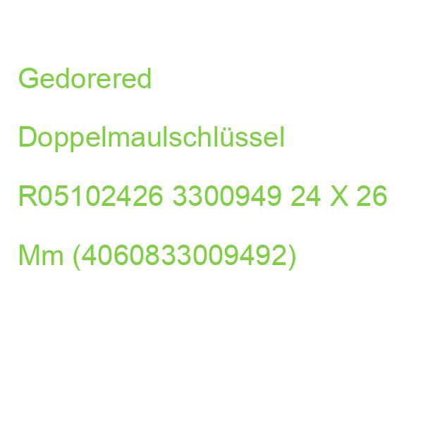 Gedorered Doppelmaulschlüssel R05102426 3300949 24 X 26 Mm (4060833009492)