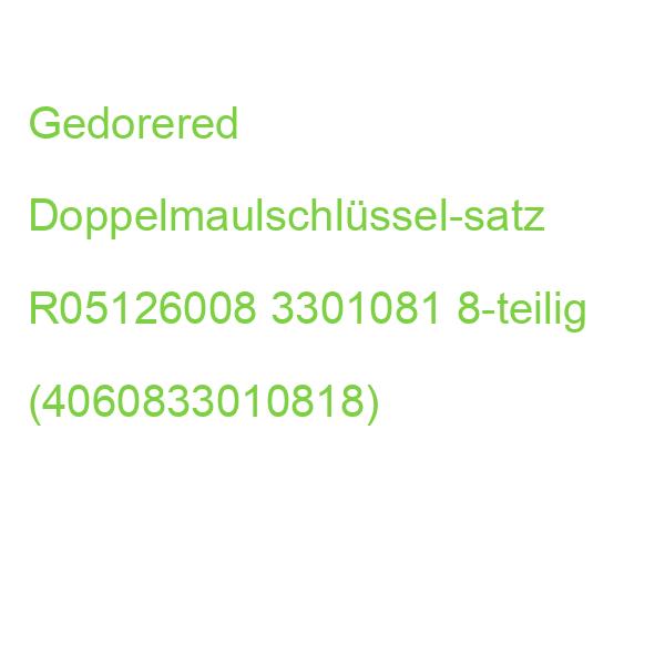 Gedorered Doppelmaulschlüssel-satz R05126008 3301081 8-teilig (4060833010818)