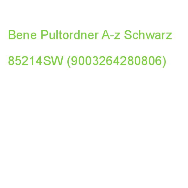 Bene Pultordner A-z Schwarz 85214SW (9003264280806)