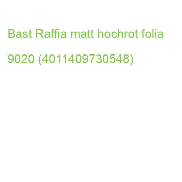 Naturbast Raffia matt hochrot 50 g FOLIA 9020 (4011409730548)