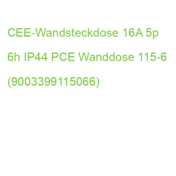 Wanddose 16A 5p PCE 115-6 (9003399115066)