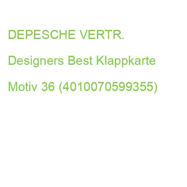 DEPESCHE Klappkarte Designers Best Motiv 36