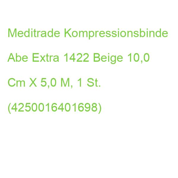 Meditrade Kompressionsbinde Abe Extra 1422 Beige 10,0 Cm X 5,0 M, 1 St. (4250016401698)