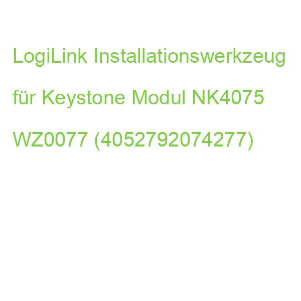 LogiLink Installationswerkzeug für Keystone Modul NK4075 WZ0077 (4052792074277)