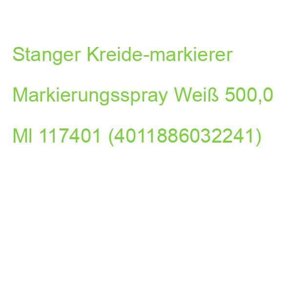 Stanger Kreide-markierer Markierungsspray Weiß 500,0 Ml 117401 (4011886032241)