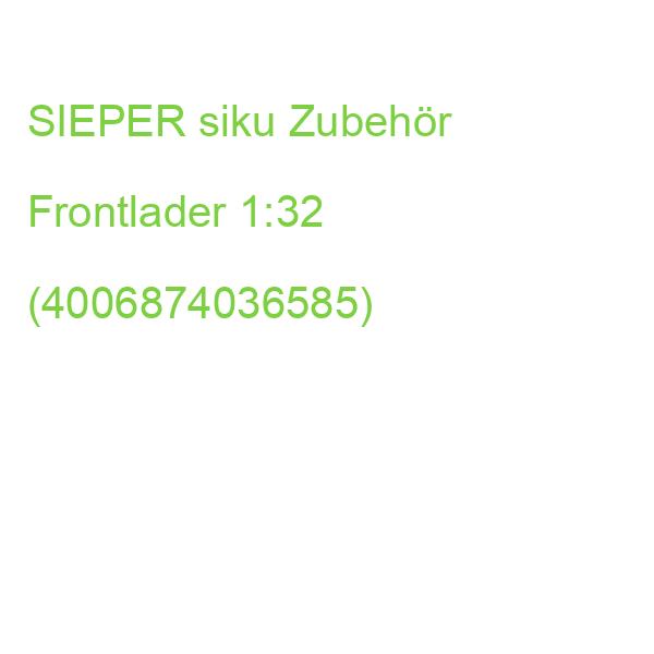 SIEPER siku Zubehör Frontlader 1:32 (4006874036585)