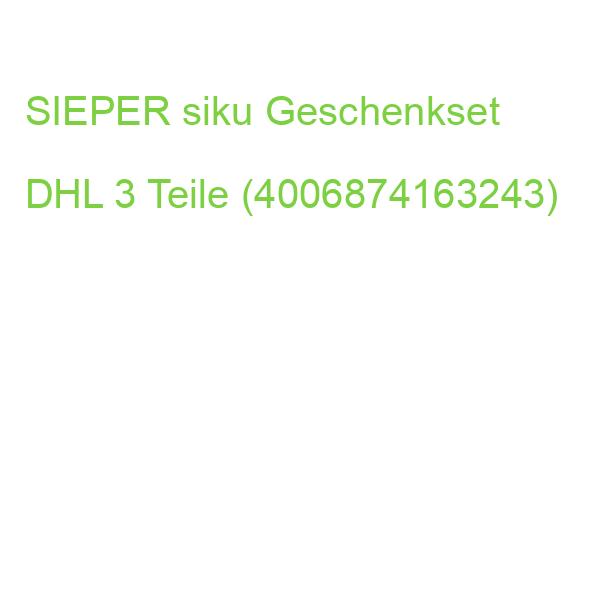 SIEPER siku Geschenkset DHL 3 Teile (4006874163243)