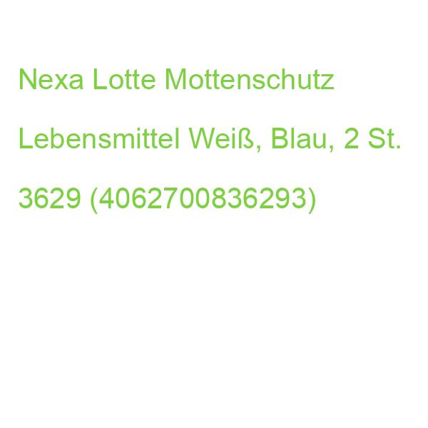 Nexa Lotte Mottenschutz Lebensmittel Braun, 2 St. 3629 (4062700836293)