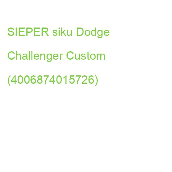 SIEPER siku Dodge Challenger Custom (4006874015726)