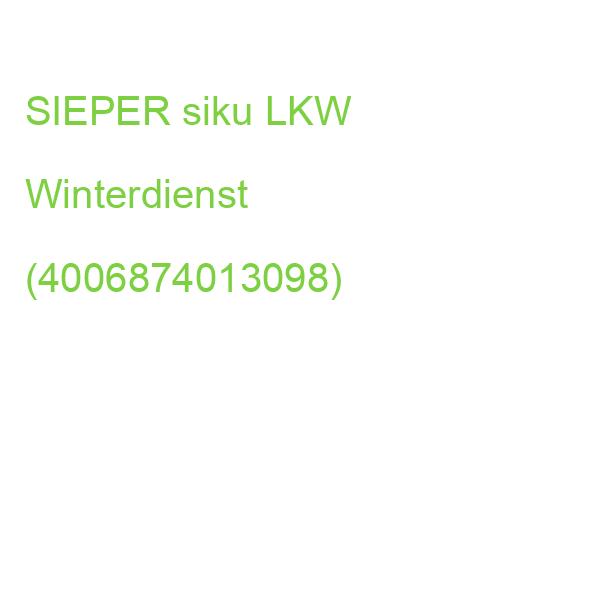 SIEPER siku LKW Winterdienst (4006874013098)