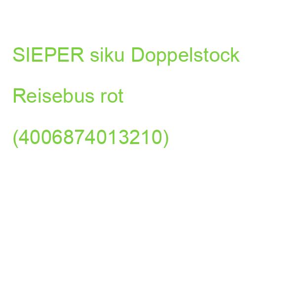 SIEPER siku Doppelstock Reisebus rot (4006874013210)