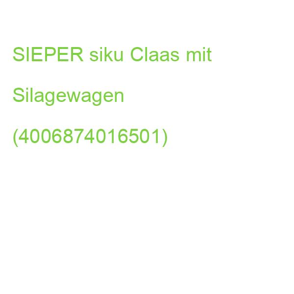 SIEPER siku Claas mit Silagewagen (4006874016501)
