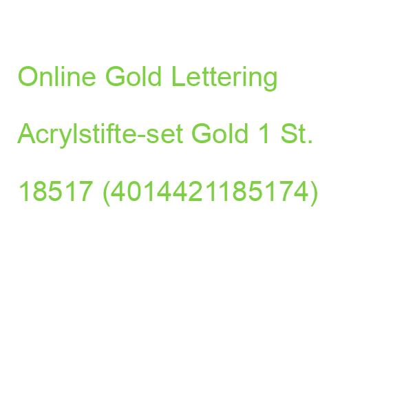 Online Gold Lettering Acrylstifte-set Gold 5 St. 18517 (4014421185174)