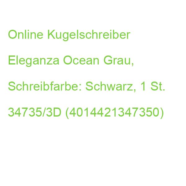 Online Kugelschreiber Eleganza Ocean Grau, Schreibfarbe: Schwarz, 1 St. 34735/3D (4014421347350)