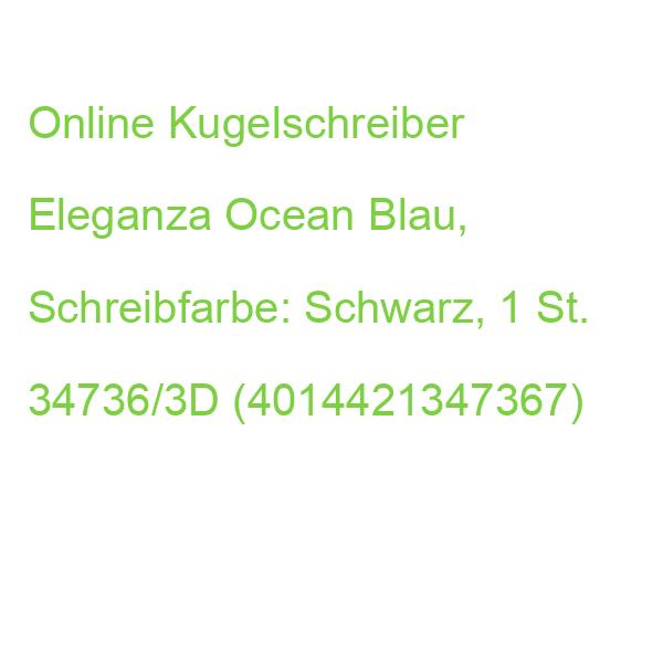 Online Kugelschreiber Eleganza Ocean Blau, Schreibfarbe: Schwarz, 1 St. 34736/3D (4014421347367)
