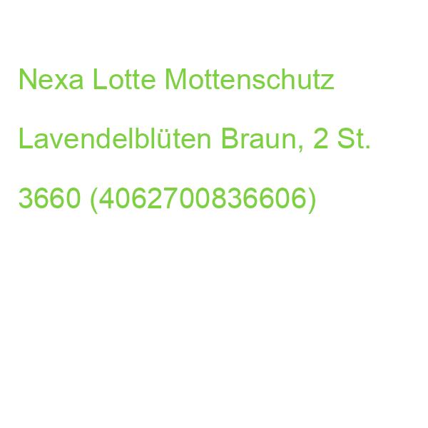 Nexa Lotte Mottenschutz Lavendelblüten Braun, 2 St. 3660 (4062700836606)