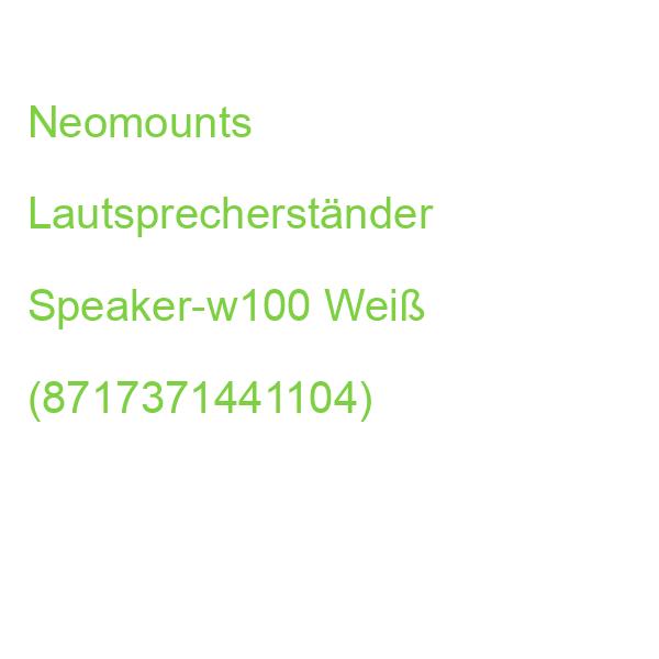 Neomounts Lautsprecherständer Speaker-w100 Weiß (8717371441104)
