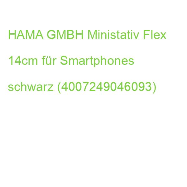 Hama Ministativ Flex für Smartphones schwarz 14cm
