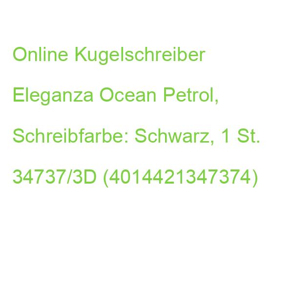Online Kugelschreiber Eleganza Ocean Petrol, Schreibfarbe: Schwarz, 1 St. 34737/3D (4014421347374)