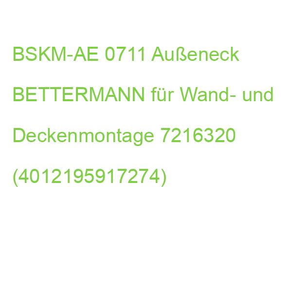 BSKM-AE 0711 Außeneck BETTERMANN für Wand- und Deckenmontage 7216320 (4012195917274)