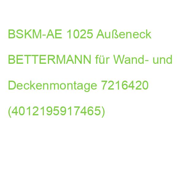 BSKM-AE 1025 Außeneck BETTERMANN für Wand- und Deckenmontage 7216420 (4012195917465)