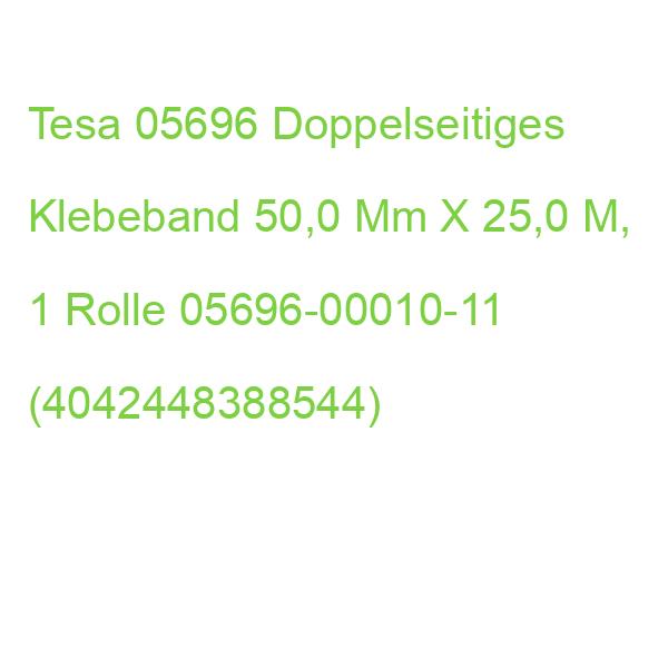 Tesa 05696 Doppelseitiges Klebeband 50,0 Mm X 25,0 M, 1 Rolle 05696-00010-11 (4042448388544)