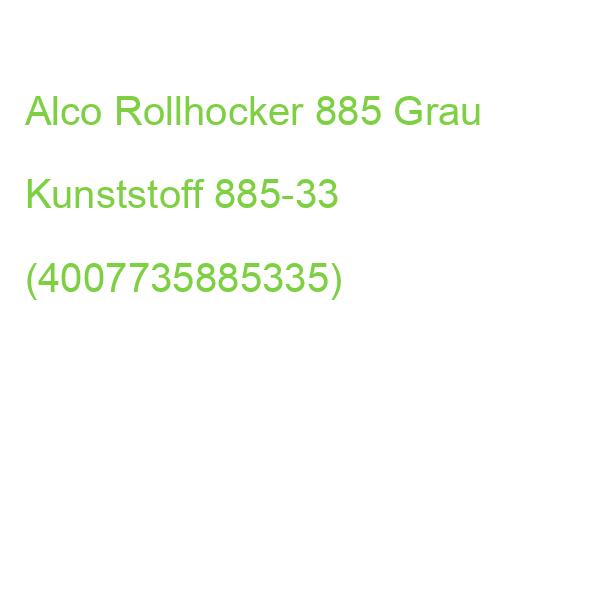 Alco Rollhocker 885 Grau Kunststoff 885-33 (4007735885335)