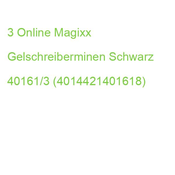 Online Magixx Gelschreiberminen Schwarz 0,7 Mm 3 St. 40161/3 (4014421401618)