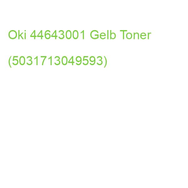 Oki 44643001 Gelb Toner (5031713049593)