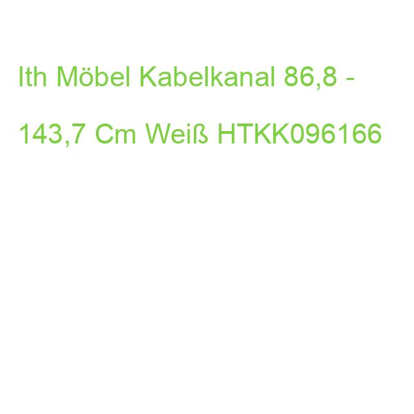 Ith Möbel Kabelkanal 86,8 - 143,7 Cm Weiß HTKK096166