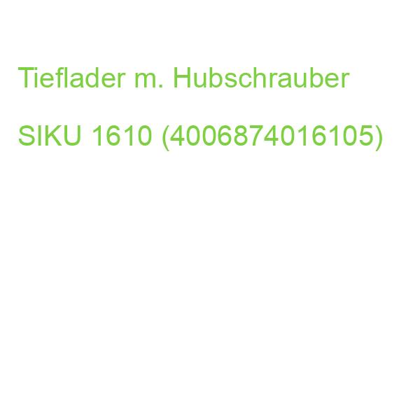 Tieflader mit Helikopter Nr. SIKU 1610 (4006874016105)