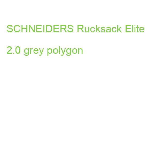 SCHNEIDERS Rucksack Elite 2.0 grey polygon