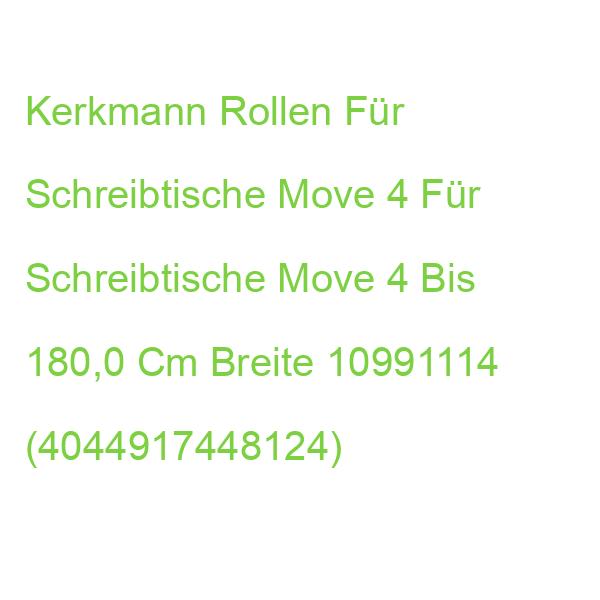 Kerkmann Rollen Für Schreibtische Move 4, 1 Set 10991114 (4044917448124)