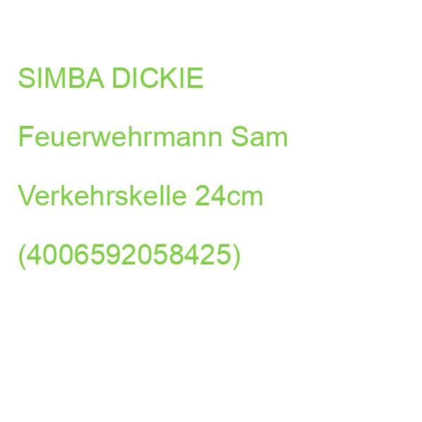 SIMBA Spielzeug Feuerwehrmann Sam Verkehrskelle 24cm (4006592058425)