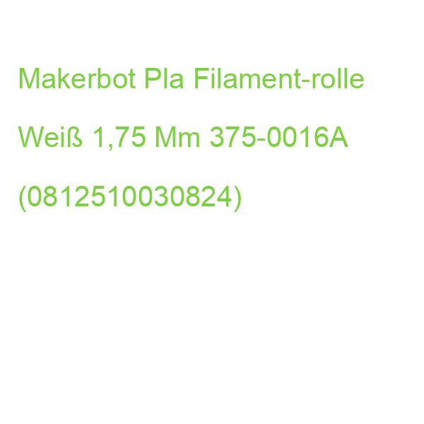 Makerbot Pla Filament-rolle Weiß 1,75 Mm 375-0016A (0812510030824)