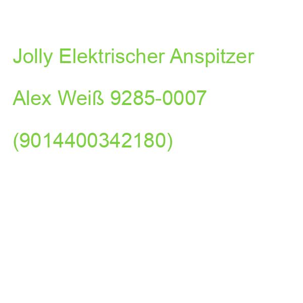 Jolly Elektrischer Anspitzer Alex Weiß 9285-0007 (9014400342180)