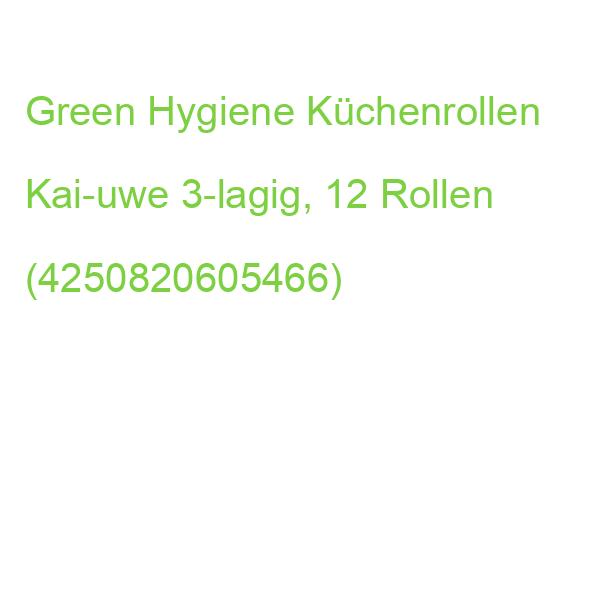 Green Hygiene Küchenrollen Kai-uwe 3-lagig, 12 Rollen (4250820605466)