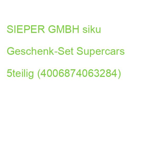 SIEPER siku Geschenkset Supercars 5 Teile (4006874063284)