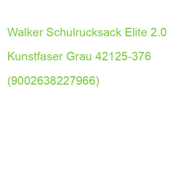 Walker Schulrucksack Elite 2.0 Kunstfaser Grau 42125-376 (9002638227966)