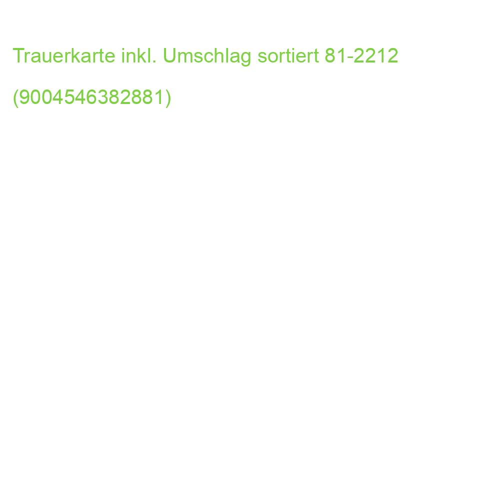 Trauerkarte inkl. Umschlag sortiert 81-2212 (9004546382881)