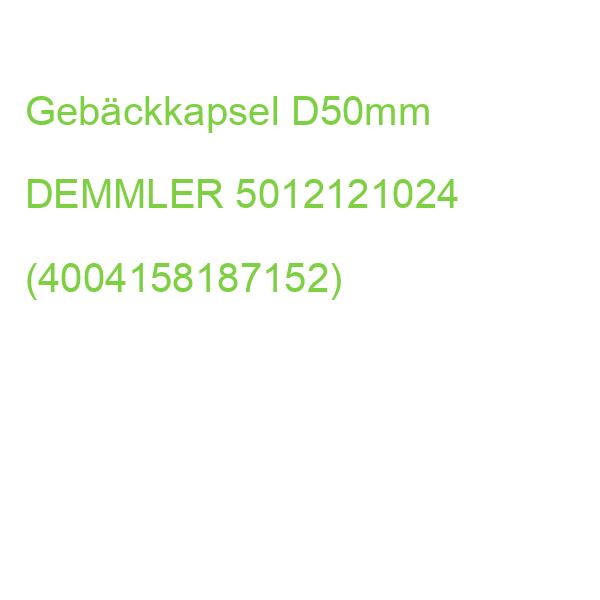 Back- und Pralinenförmchen  50 mm weiß 100 Stück DEMMLER 5012121024 (4004158187152)