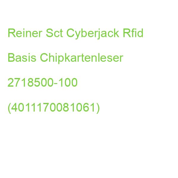 Reiner Sct Cyberjack Rfid Basis Chipkartenleser 2718500-100 (4011170081061)