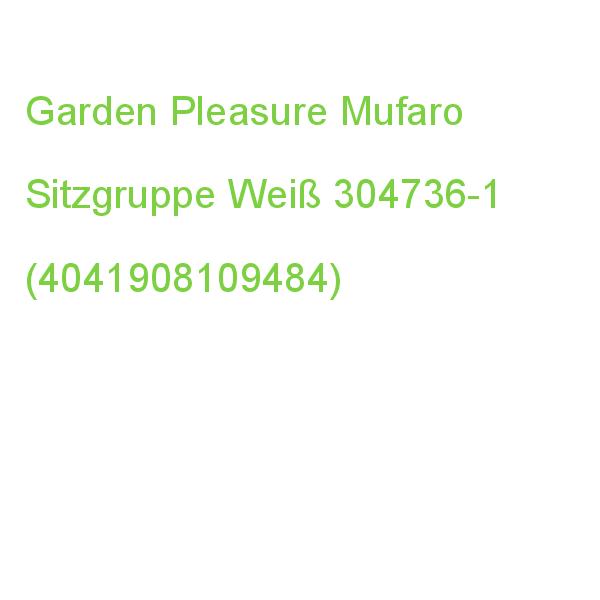 Garden Pleasure Sitzgruppe Mufaro, Dunkelgrau Kunststoff, Metall, 3-teilig 304736-1 (4041908109484)