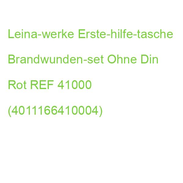 Leina-werke Erste-hilfe-tasche Brandwunden-set Rot REF 41000 (4011166410004)