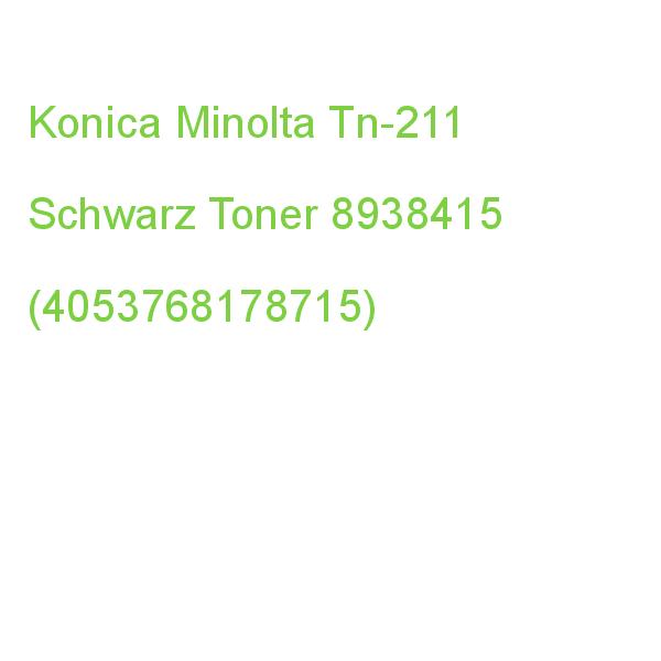 Konica Minolta Tn-211 Schwarz Toner 8938415 (4053768178715)