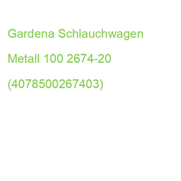 Gardena Schlauchwagen Metall 100 2674-20 (4078500267403)