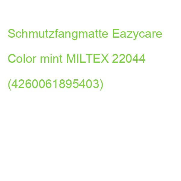 Schmutzfangmatte Eazycare Color 120x180 cm mint waschbar MILTEX 22044 (4260061895403)