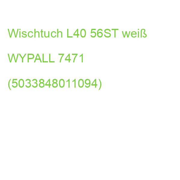 Wischtuch L40 1-lagig weiß Packung mit 56 Tüchern WYPALL 7471 (5033848011094)