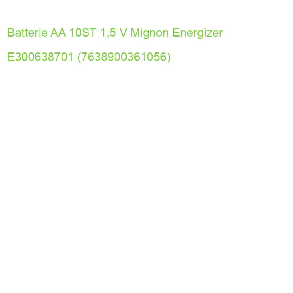 Batterie Mignon (AA) Industrial 1,5Volt 10 Stück Energizer E300638701 (7638900361056)